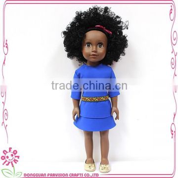 18 inch hot sale black vinyl baby doll