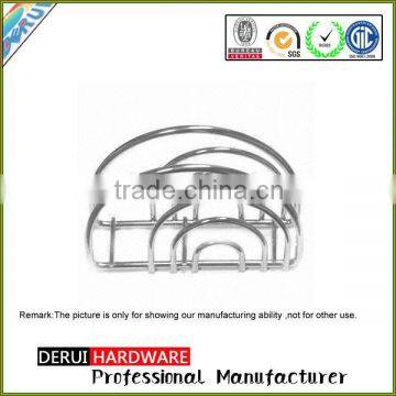 wire bending steel wire forming part hot sale China wallet display rack