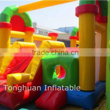 2016 popular inflatable air combo, inflatable air slide