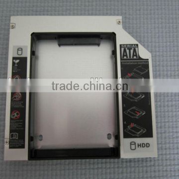 Newest 2nd HDD Caddy 12.7mm 2.5" IDE-SATA with Al Material