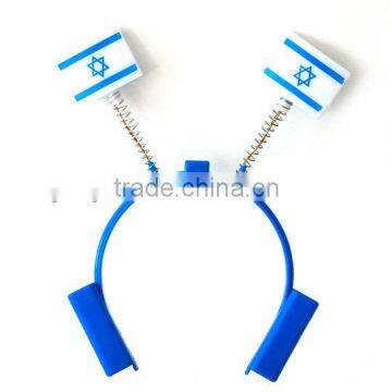 Lsrael Flag Led head bopper