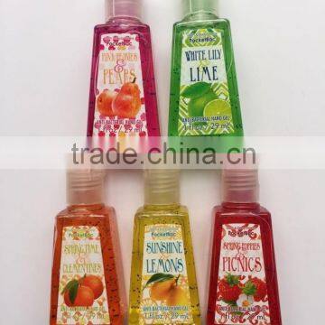 30ml PET plastic portable hand sanitizer bottle
