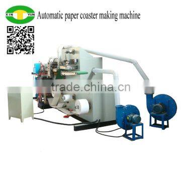 High quality colord flexo printing paper coaster machine