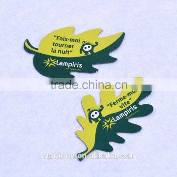 Guangzhou Factory Custom Cheap Promotional Gift Leaf Shape Soft Pvc Fridge Magnet photo-3