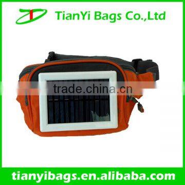 2014 factory waist bag style solar panel bag