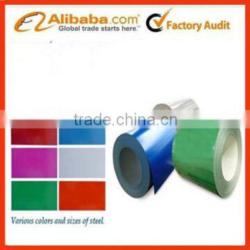 Prepainted GI steel coil / PPGI / PPGL color coated galvanized corrugated sheet in coil