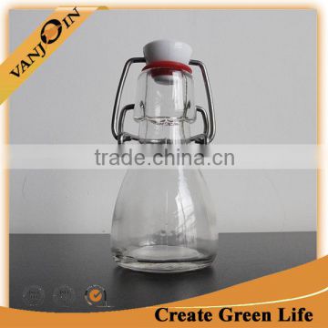 Food Storage 80ml Mini Glass Swing Top Bottle For Sale