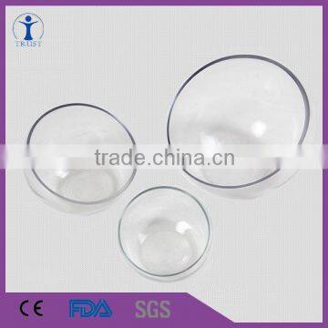 wholesale high quality competitive price The bright material ball oblique mouth glass fish bowl set                        
                                                                                Supplier's Choice