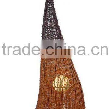 Modern Brown Rattan Floor Lamp/Lights of Decoration With CE photo-4