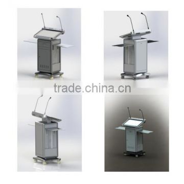 Aluminum smart lectern with CE CCC certificate