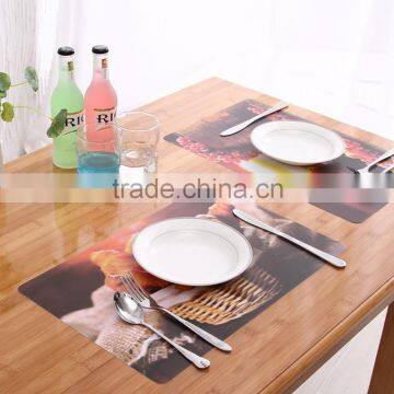 custom printed plastic table pp placemat high quality China supplier placemat