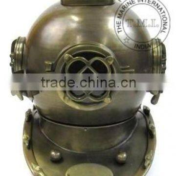 ANTIQUE DIVING HELMET MARK V - NAUTICAL DIVER'S HELMET - MARINE DIVING HELMET - COLLECTIBLE GIFT