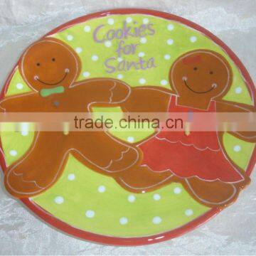 ceramic handpainted dish, high quality