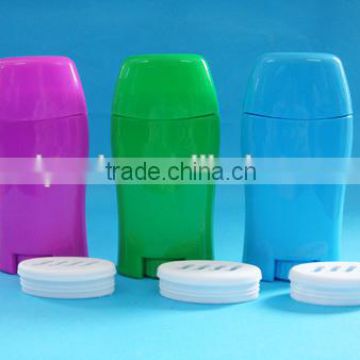 50ml empty colour plastic Deodorant Stick container.Plastic Gel Container