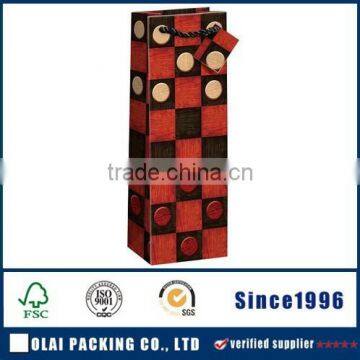 wholesale red cardboard handbag packaging