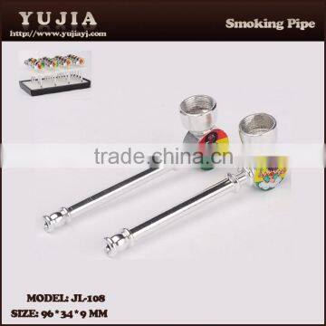 2015 YuJia hot sale high grade long pole tobacco pipe wholesale pipe JL-108