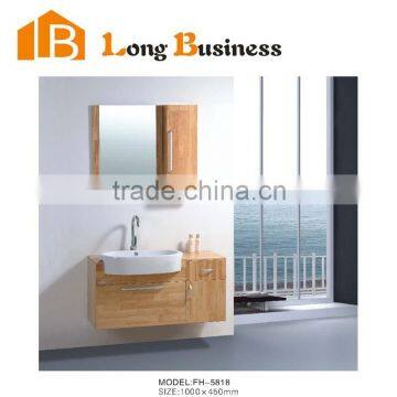 LB-JL2019 Modern simple bathroom vinities, modern bamboo bathroom vanity