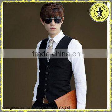 100% Polyester Italian Formal Vest Suit For Men 2015