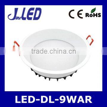 Hot selling downlight led light high quality round shape 9w led downlight light