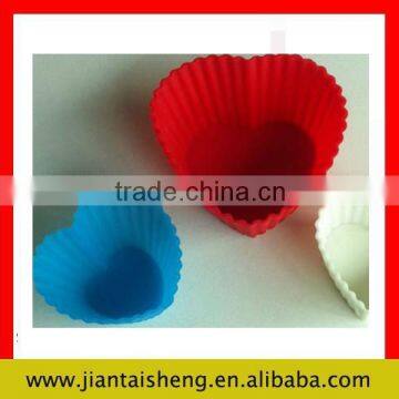 Heart shape silicon moulds cake decorating