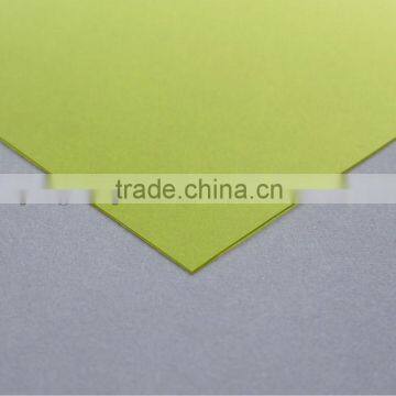 transparent yellow PVC binding cover