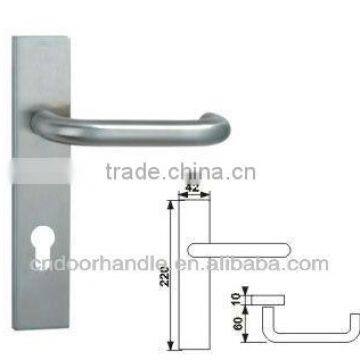 Professional stainless steel door handle on plate and locks prices offer