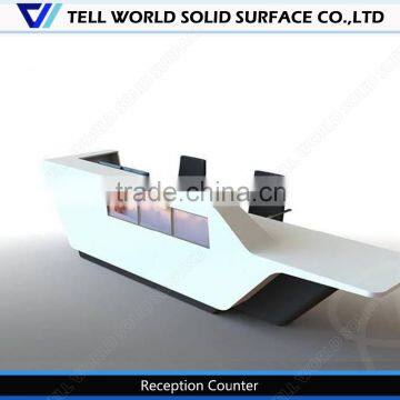 Customized stand desk/practical reception desk/reception desk pictures