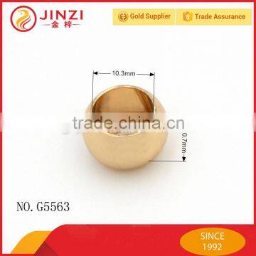 Jinzi handbag fittings, crimp bead cord end, metal decorative cord end beads