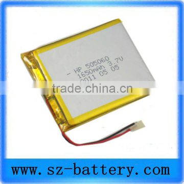 Rechargeable Lithium Polymer Battery 3.7v 1650mAh -505060