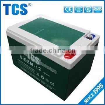 12v 12ah long life green rechargeable batteries