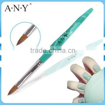 ANY Nail Art Acrylic Nails Building Acrylic Nails Kolinsky Hair Brush for Nail Art