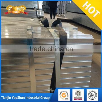 zinc plated rectangular steel pipe /pre galvanized square hollow