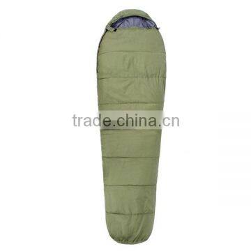 Green Organic Cotton Three Season Outdoor Camping Event Sleeping Bag