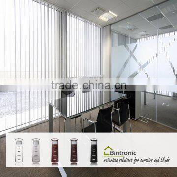 Bintronic Taiwan Office Furniture Window Blinds Motorized Vertical Blinds Electronic Vertical Curtains