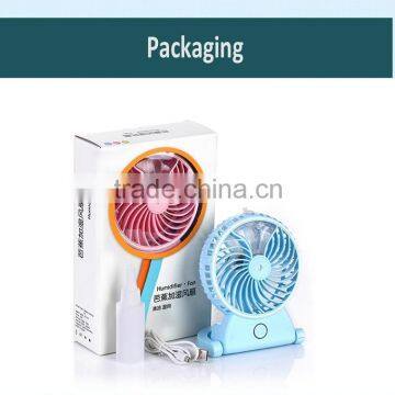 New High Performance Portable Mini Fan Rechargeable USB Fan With Beauty Spray Fan photo-4