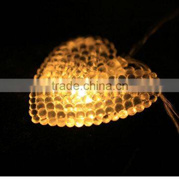 3V battery led string lights heart shaped lamp scrub tree lights