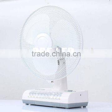 Long Life Table Fan Light,battery Solar Fan Light,battery Backup Rechargeable Fan