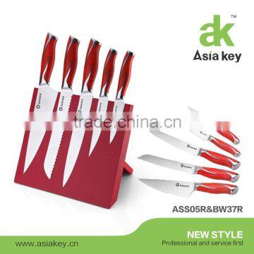 Best price knife set stainless steel knife magnetic block