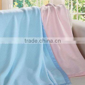 seasonable Bamboo /cotton Waffle Blankets for holme use