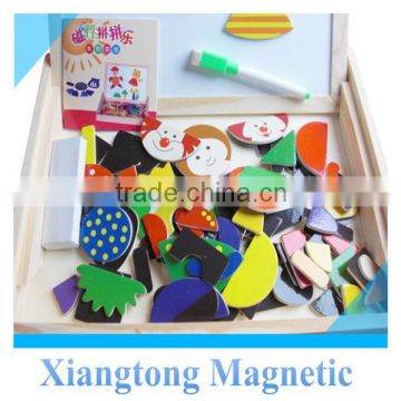 Animal Magnetic Jigsaw Puzzle Wooden for Children Two Sides Multifunction Writing Drawing Board Blackboard                        
                                                Quality Choice