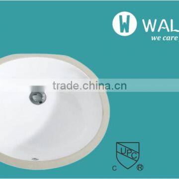 WL1714 Hot Selling Cheap Ceramic Oval Undermount Sinks for Bathroom