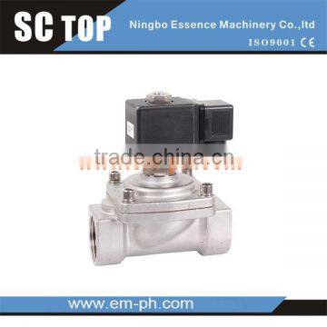 2Position 2 way solenoid valve Fluid Control valve 2/2-way pilot operated brass solenoid valve