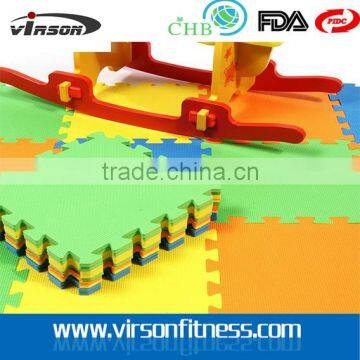 large plastic eva multi-color exercise foam mats for children