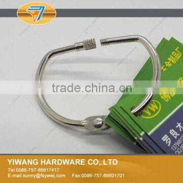 Factory Direct Sale High Quality Nickel D Shape Book Ring With Screw photo-5