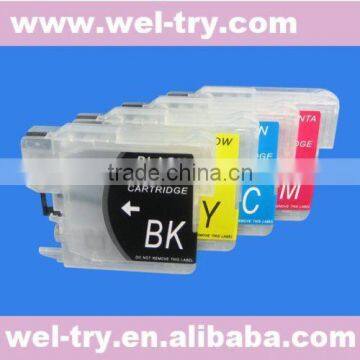 LC38/67/65/61/16/11/LC980/990/1000/1100(refillable ink cartridge) for brother MFC-xxx, DCPxxx