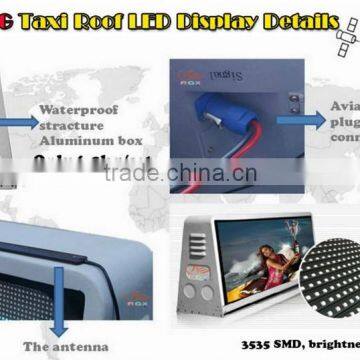 2016 Hot Sales P5 / P6 Outdoor Full Color Taxi Top Double Side Led Display photo-2
