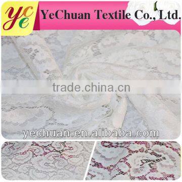 2014 bridal white floral lace fabric