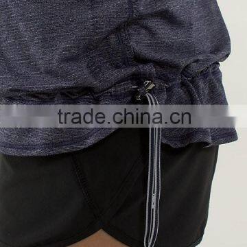 2015 New Style Cotton Spandex Loose Lady Plain Gym Tank Tops photo-4