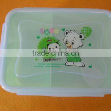 Plastic microwave lunch box