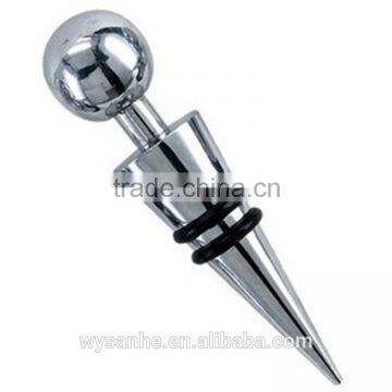 High quality stainless steel Bar tools zinc alloy wine bottle stopper